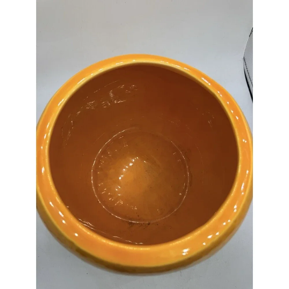 Vintage 1960's California Originals Pottery Orange Fruit Cookie Jar Made In USA